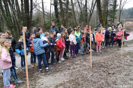Z zasaditvijo dreves smo uradno odprli kolesarsko povezavo Kamnik–Godič (48)